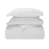 Cotton Flannel Comforter Cover Set Ivory