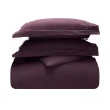 Cotton Flannel Comforter Cover Set Purple