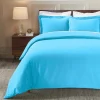 Cotton Flannel Duvet Cover Set Blue