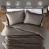 Cotton Flannel Duvet Cover Set With Pillow Shams