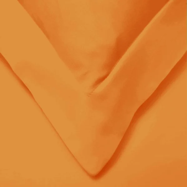 Orange Duvet Cover Set With Pillowcases