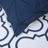 Pinch Pleated Duvet Cover Set Cotton