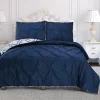 Pinch Pleated Duvet Cover Set Diamond