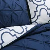 Pinch Pleated Duvet Cover Set Reversible
