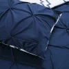 Pinch Pleated Duvet Cover Set With Pillow Shams