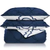 Pinch Pleated Duvet Cover Set With Shams