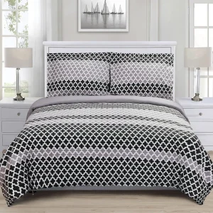 Quatrefoil Duvet Cover And Pillow Shams Set