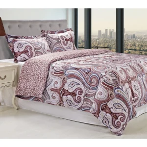Waterloo Reversible Duvet Cover Set 300 Thread Count Cotton