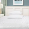 Quilted Mattress Pad Protector Fitted Style Hypoallergenic