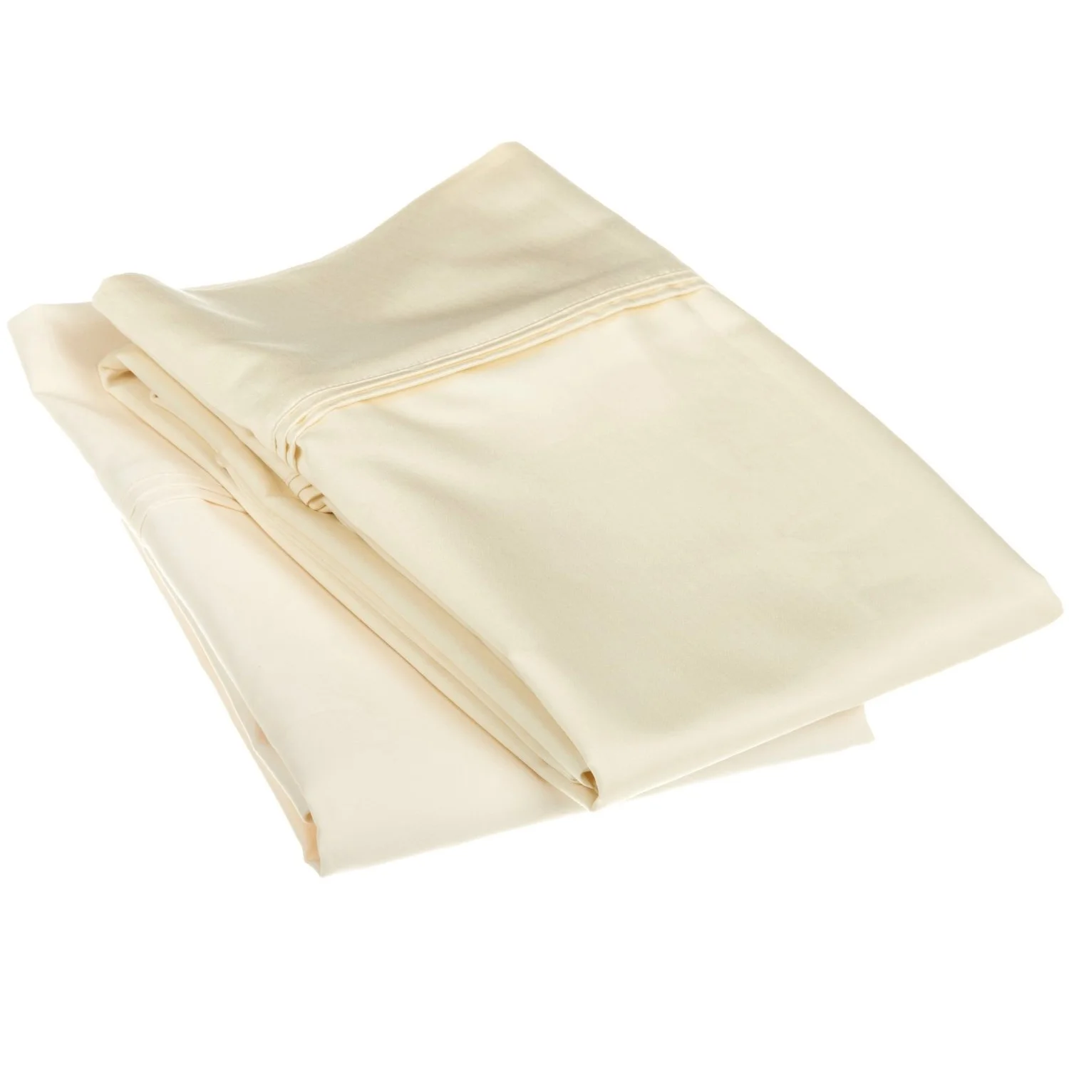 1200 Thread Count Egyptian Cotton Pillowcase Set Ivory
