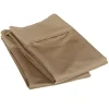 1200 Thread Count Egyptian Cotton Pillowcase Set Taupe
