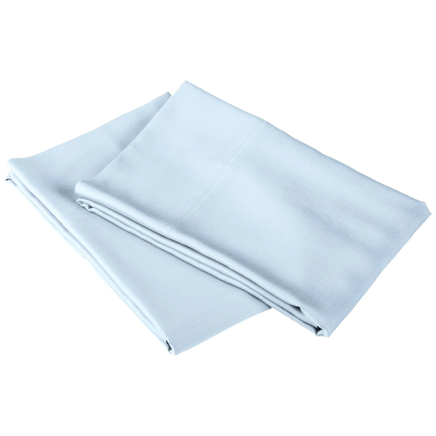 Oversized Bamboo Rayon Pillowcase Set Of 2 Light Blue