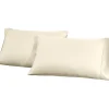 1200 Thread Count Cotton Blend Pillowcase Set Ivory