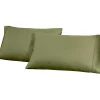 1200 Thread Count Cotton Blend Pillowcase Set Sage