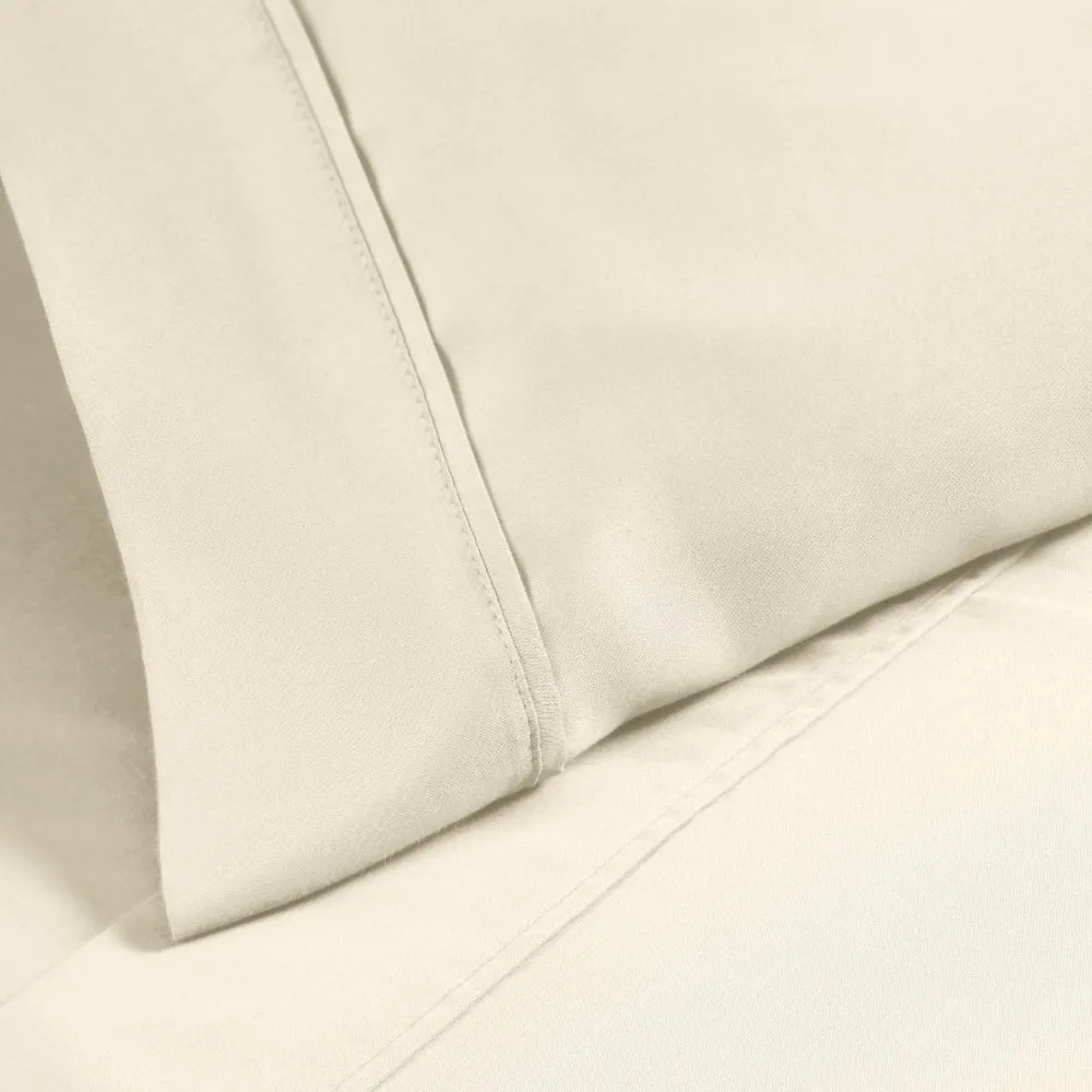 1200 Thread Count Cotton Rich Pillowcase Set Ivory