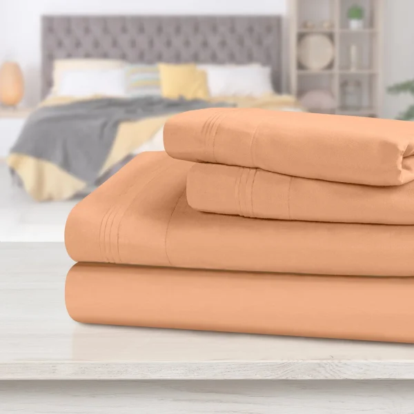 1000 Thread Count Egyptian Cotton Sheet Set Dusted Rose2