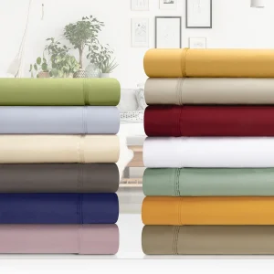 1200 Thread Count Heavyweight Egyptian Cotton Sheet Set Pillowcases