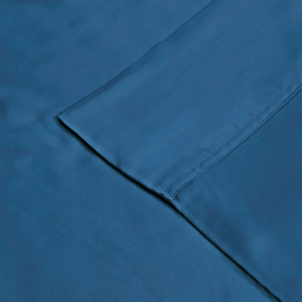 300 Thread Count Bamboo Rayon Pillowcases Set Smoke Blue