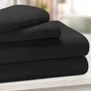 650 Thread Count Egyptian Cotton Bed Sheet Set Black