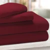 650 Thread Count Egyptian Cotton Bed Sheet Set Burgundy