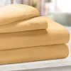 650 Thread Count Egyptian Cotton Bed Sheet Set Gold