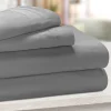 650 Thread Count Egyptian Cotton Bed Sheet Set Grey