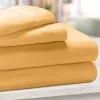 650 Thread Count Egyptian Cotton Bed Sheet Set Maple Sugar