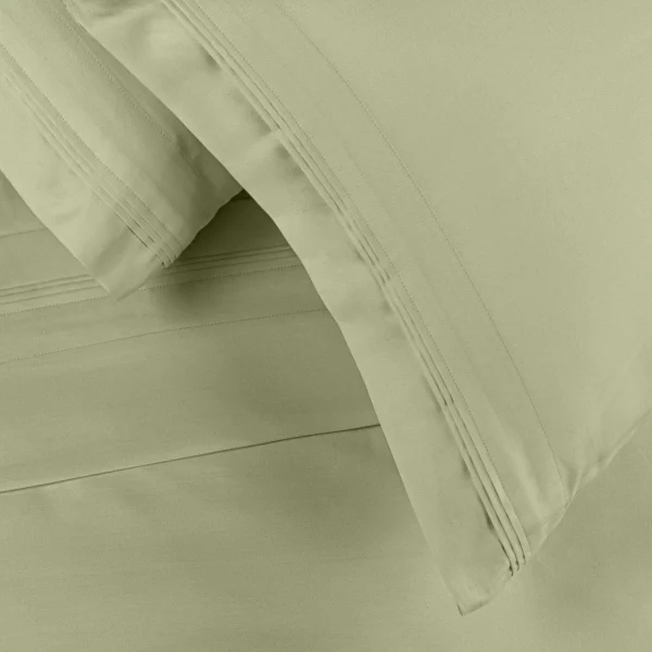 650 Thread Count Egyptian Cotton Sheets Sage Green