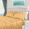 Luxurious 650 Thread Count Egyptian Cotton Bed Sheet Set Gold