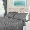 Luxurious 650 Thread Count Egyptian Cotton Bed Sheet Set Grey
