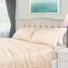 Luxurious 650 Thread Count Egyptian Cotton Bed Sheet Set Ivory