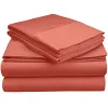 Coral Egyptian Cotton Bed Sheet Set 700 Thread Count