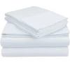 White Egyptian Cotton Bed Sheet Set 700 Thread Count