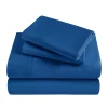 Oversized Bamboo Rayon Sheet Set 300tc Smoke Blue