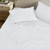 Oversized Bamboo Rayon Sheet Set Luxury Bedding White