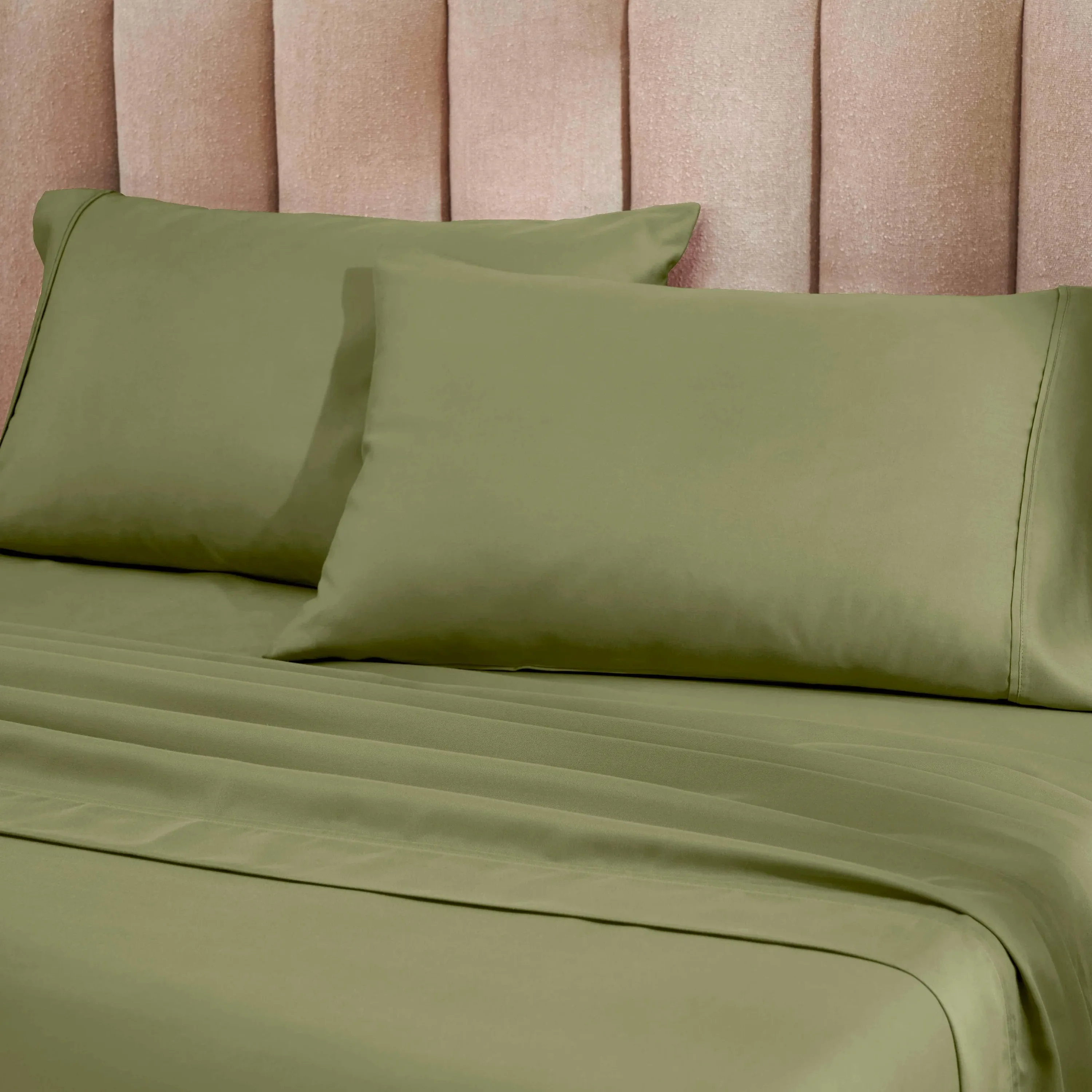 1200 Thread Count Cotton Blend Sheet Set Sage Green