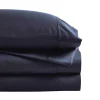 1200 Thread Count Cotton Blend Sheets Pillowcases Navy Blue