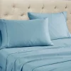 1500 Thread Count Cotton Blend Sheet Set Blue