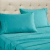 1500 Thread Count Cotton Blend Sheet Set Teal