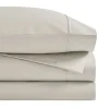 1500 Thread Count Cotton Blend Sheets Pillowcases Silver