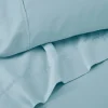 1500 Thread Count Cotton Microfiber Sheet Set Bnb Sheets Light Blue