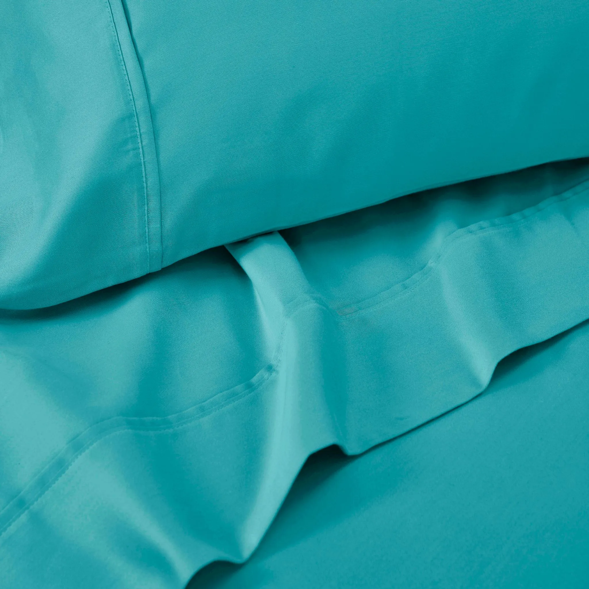 1500 Thread Count Cotton Microfiber Sheet Set Bnb Sheets Teal