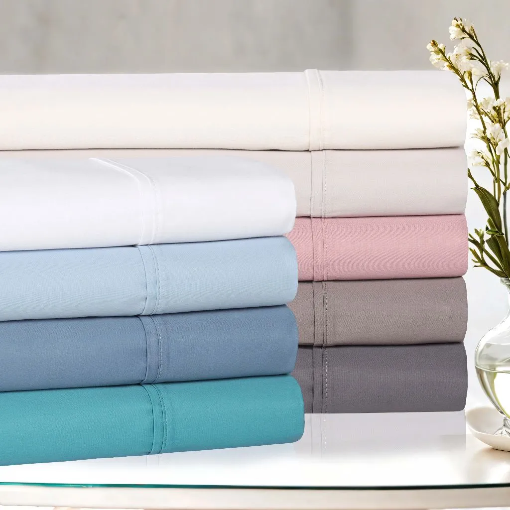 1500 Thread Count Cotton Microfiber Sheet Set