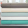 Cotton Microfiber Bed Sheet Set 1800 Thread Count Sateen Sheets Pillowcases