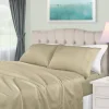 Luxurious 650 Thread Count Egyptian Cotton Bed Sheet Set Sage Green