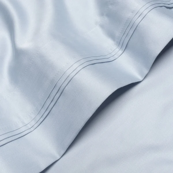 Luxurious Bed Sheets 1000 Thread Count Egyptian Cotton Light Blue