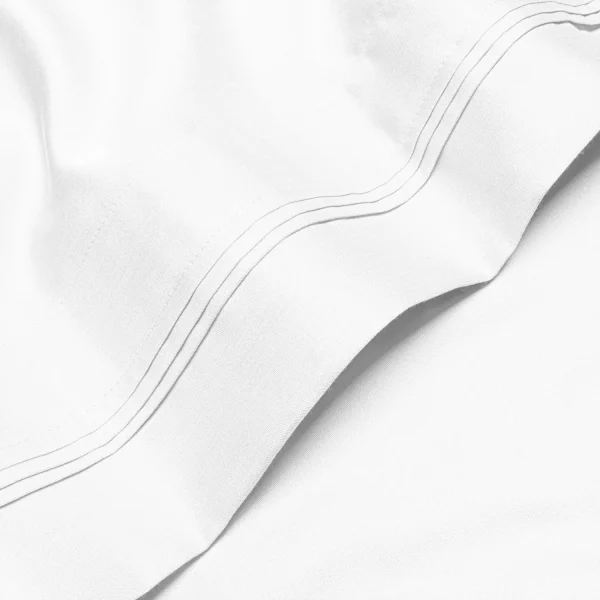 Luxurious Bed Sheets 1000 Thread Count Egyptian Cotton White