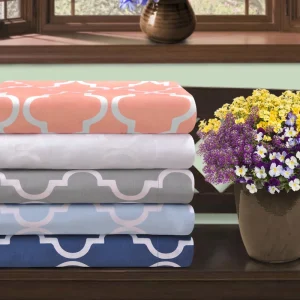 Trellis Bed Sheet Set 300 Thread Count