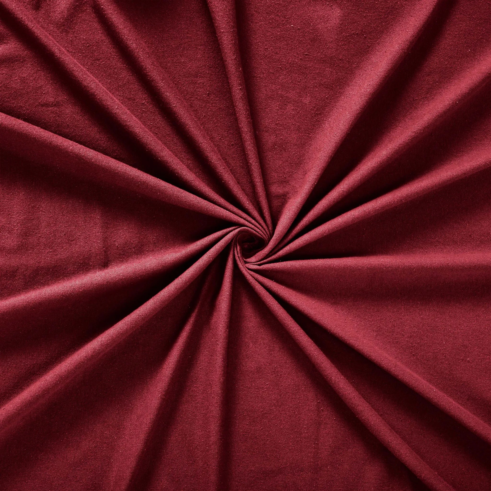 Cotton Flannel Bed Sheet Set Burgundy