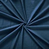 Cotton Flannel Bed Sheet Set Navy Blue